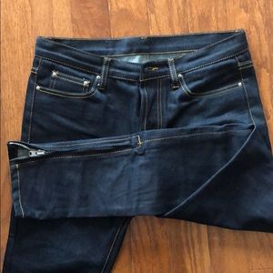 Men’s - MNML Zip Leg Dark Blue Denim